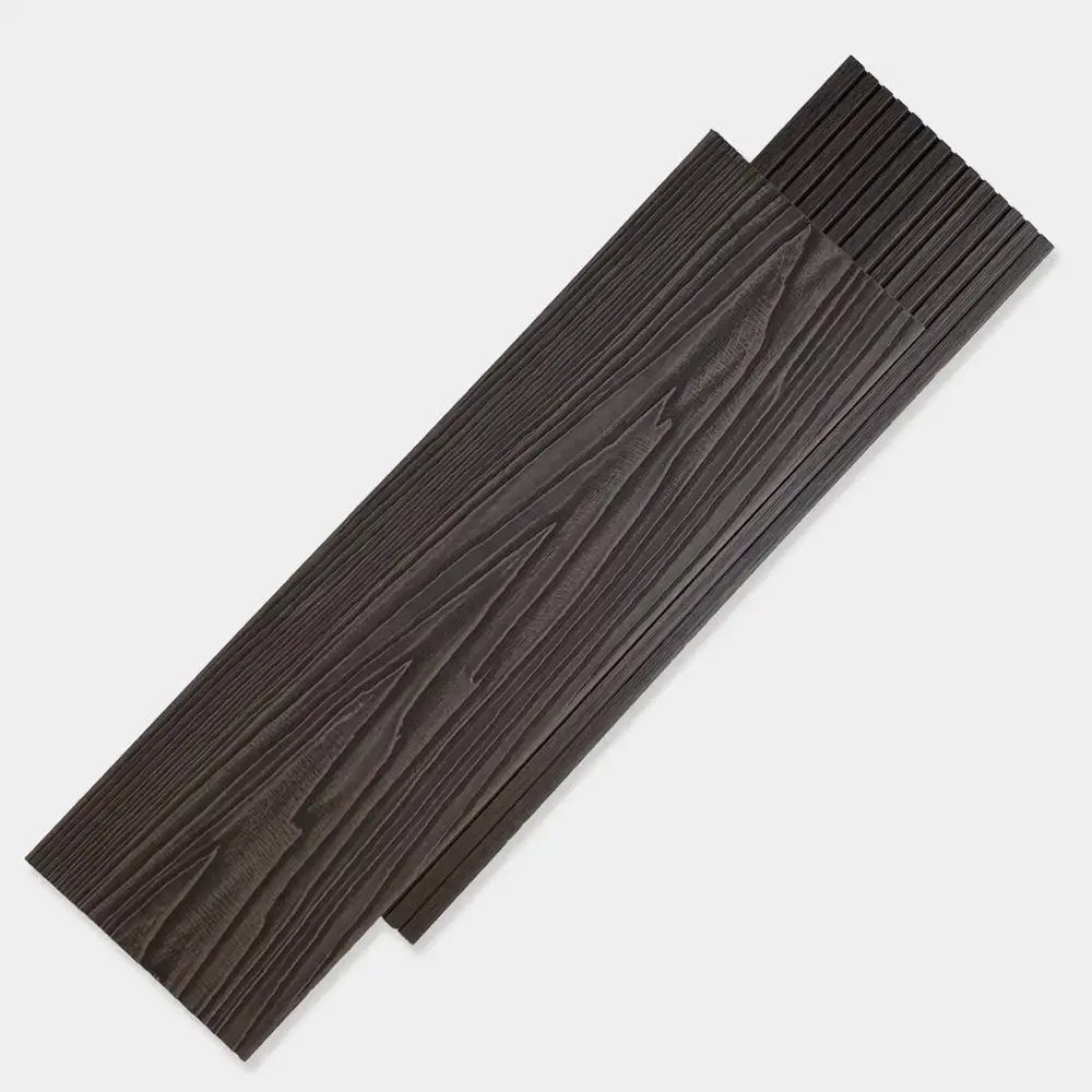 Террасная доска из ДПК Best decking Comfort PLUS 150*21 полнотелая 3D Тиснение/вельвет Цвет венге