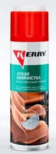 Очиститель обивки салона KERRY "Сухая химчистка" (650 мл) аэрозоль (KR-979)