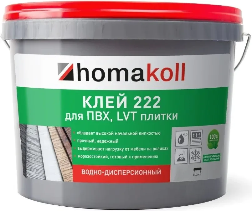 Клей для напольных покрытий 3,5кг ведро Хомаколл 222
