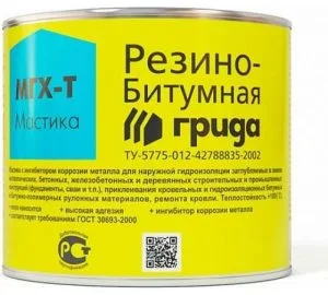 Мастика резино-битумная 2кг МГХ-Г Грида