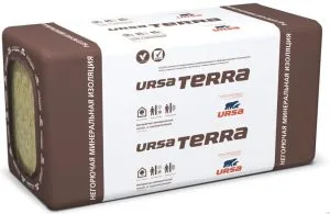 УРСА Terrfa 34PN PRO (4плит/уп) 1000х610х100 (2,44м2/0,2,44м3)  22 кг/м3