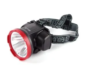 Фонарь налобный аккумуляторный 2реж. 5Вт до 6часов Космос USB зарядка