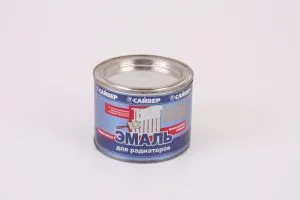 Эмаль для радиаторов 0,4кг белоснежная матовая Сайвер