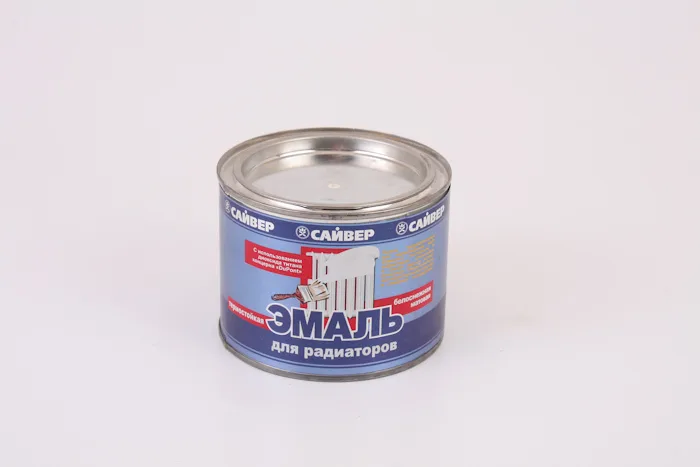 Эмаль для радиаторов 0,4кг белоснежная матовая Сайвер