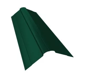 Конек кровельный фигурный 110х110х2000 RAL 6005 зеленый мох