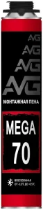 Пена AVG Мега 70 всесезонная 850мл полиурит монтажная проф