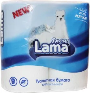 Бумага туалетная Лама Эконом 3сл 4шт/уп