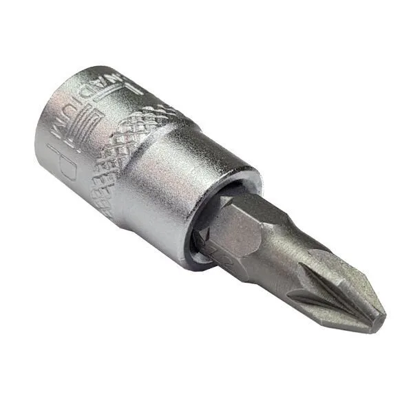 Головка с бит-вставкой PZ2 1/4 Стелс 58734