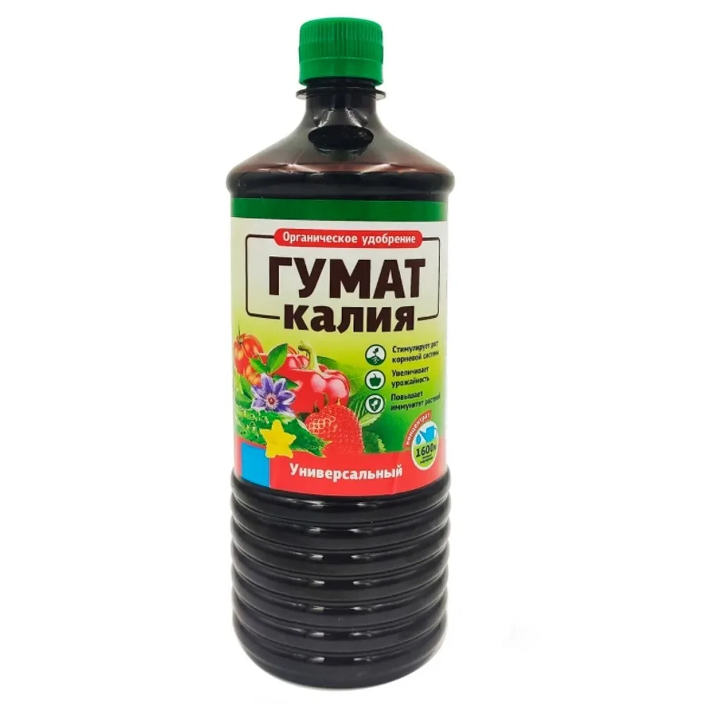 Удобрение Гумат Калия 0,5л универ.