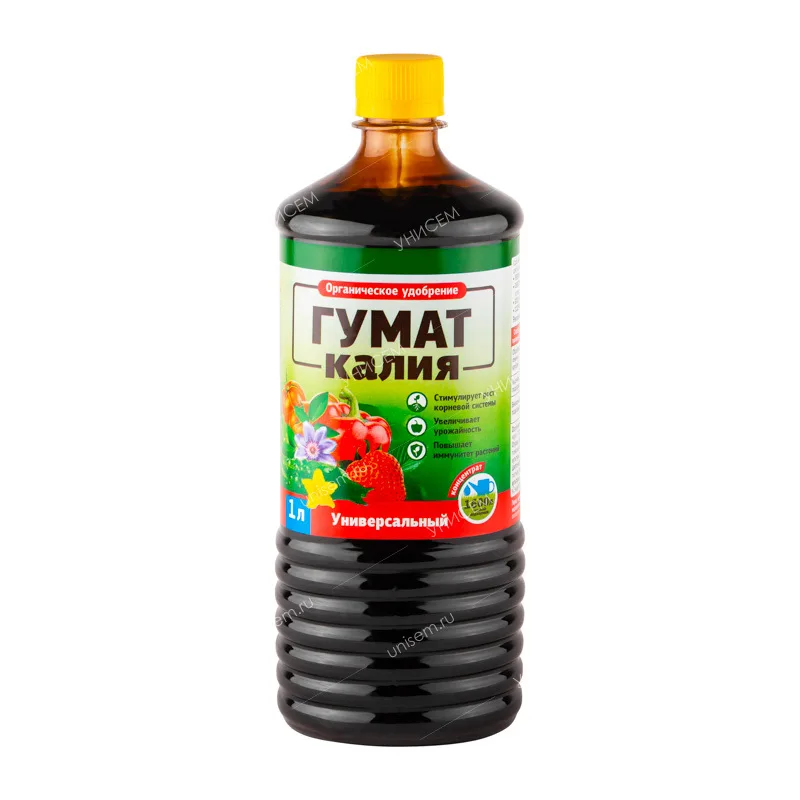 Удобрение Гумат Калия 1л универ.