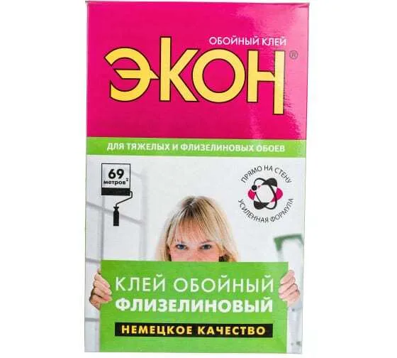Клей обойный ЭКОН 470гр флизелиновый 50069