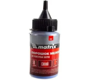 Порошок меловой синий, 50 г, для разметочных шнуров Матрикс