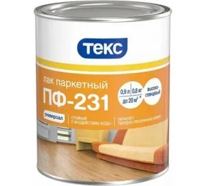 Лак ПФ-231 Текс 0,8 паркетный