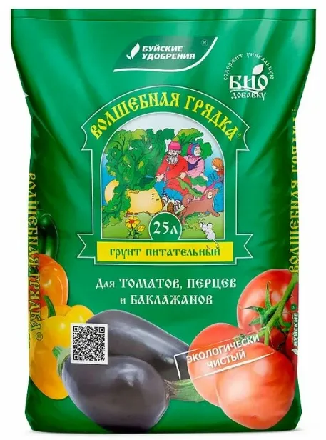 Земля Волшебная грядка Томат и Перец 25Л