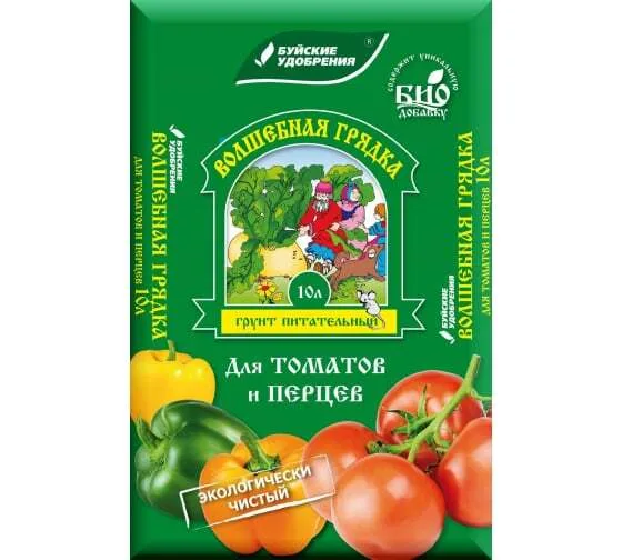 Земля Волшебная грядка Томат и Перец 10Л