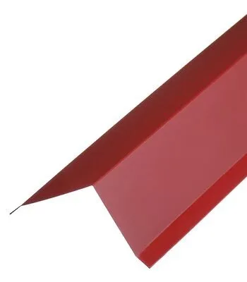 Торцевая планка(ветровая)  90х100х2000 RAL 3005 красное вино