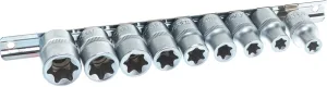 Набор головок 9 предметов 1/2 Е10-Е24 TORX