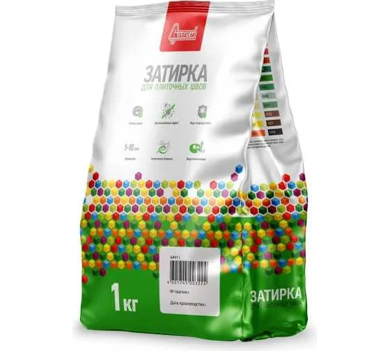 Затирка Старатели 1кг для швов №002 Белая