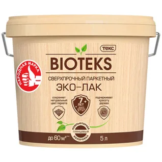 Лак-Эко паркетный 5кг глянцевый Биотекс