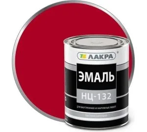 Эмаль НЦ-132 Лакра, красный 0,7кг