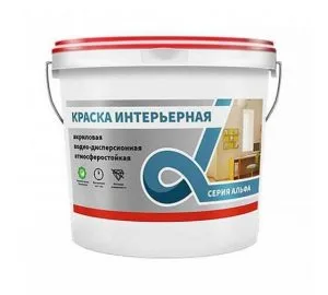 Краска В/Д 40кг интерьерная супербел Альфа