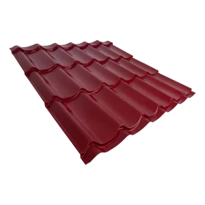 Металлочерепица 0,5х1190 RAL3005 Красное Вино