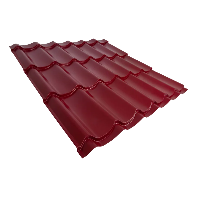 Металлочерепица 0,5х1190 RAL3005 Красное Вино