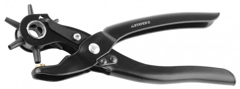 Дырокол 6В1 2-4,5мм Стаер