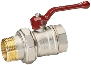 Кран шар 1/2" ду15мм ALT-Z ручка с американ.полный проход (026199)