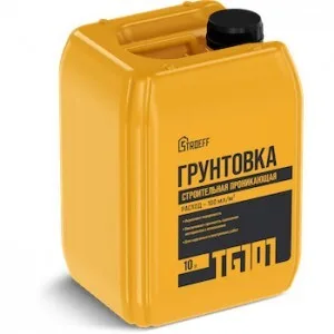 Грунтовка Старатели Строефф 10кг "Строительная" проникающая TG101
