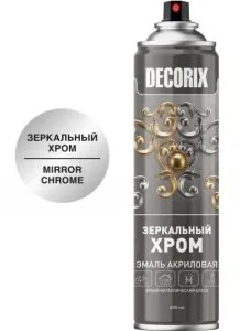 Аэроз-эмаль Декорикс 400мл ЗЕРКАЛЬНЫЙ ХРОМ