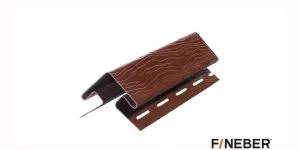 Сайдинг угол Наружный могано 3050мм FineBer Extra Acrylic