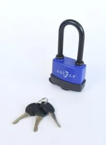 Замок Навесной LOCKLY BC-36-55 (60 мм) влагостойкий длин.дужка 1-055