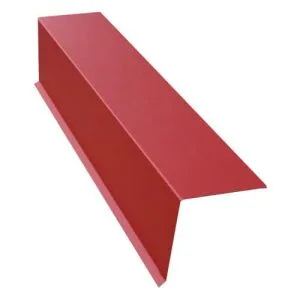 Торцевая планка(ветровая)  95х120х2000 RAL 3005 красное вино