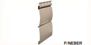 Сайдинг панель Фасадная сандал 3660мм х 232мм FineBer BlockHouse коллекция Classic Color