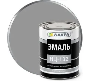 Эмаль НЦ-132 Лакра, серый 1,7кг