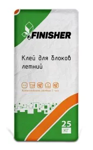 Клей для блоков ФИНИШЕР 25кг/60шт под.