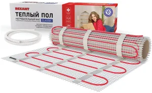 Теплый пол (нагревательный мат) Рексант Классик (0,5х8,0м) 600Вт двужильный с экраном
