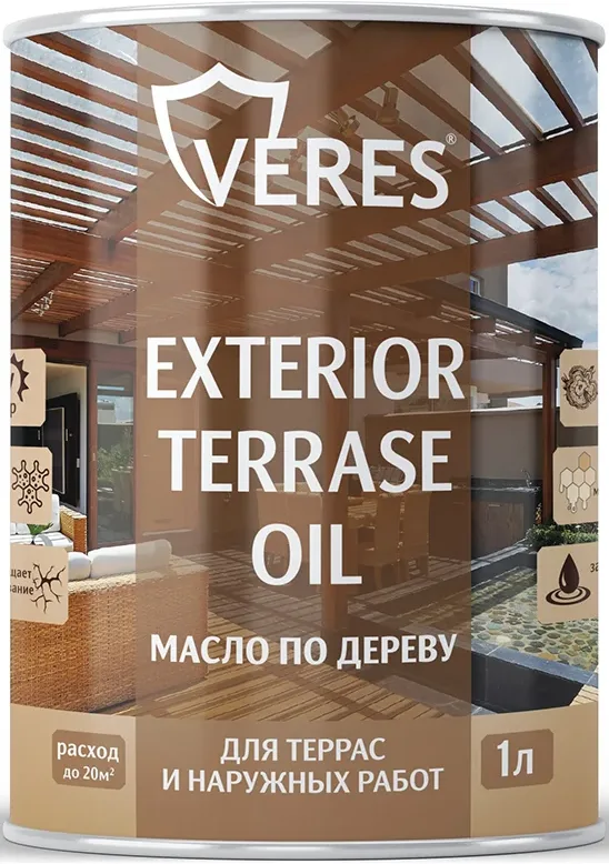 Масло для наруж. работ 1л Бесцветный Верес