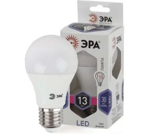Лампа светодиодная 13Вт Е27 860 А60 ЭРА LED холодный спектр