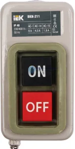 Выключатель ВКИ-211 6А 230/400В IP40 IEK KVK10-06-3
