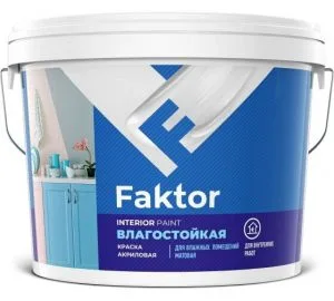 Краска В/Д 6кг интерьерная Фактор ЯК
