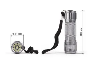 Фонарь светодиодный металл SD9 3хR03.9 LED Эра С0027216 133095