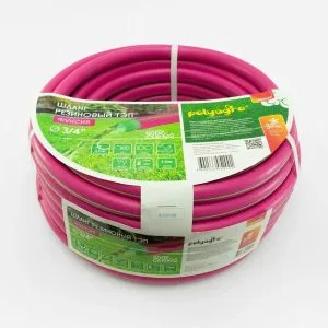 Шланг Резиновый 3/4" 25м 3х слойн. морозост. ТЭП ПОЛИАГРО ФУКСИЯ