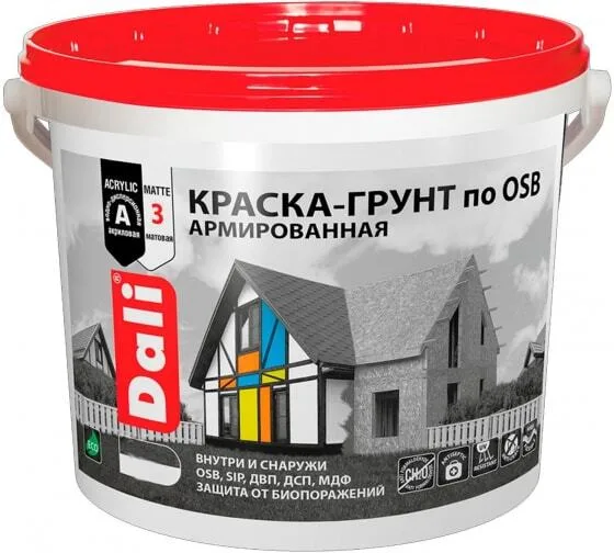 Краска-грунт по ОСБ База 3кг Дали Рогдена