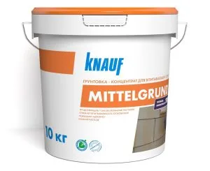 Грунтовка KNAUF Миттельгрунд, 10 кг, 10 л,