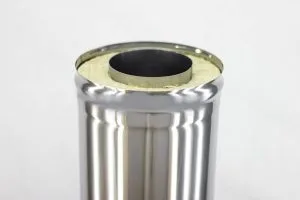 Сэндвич труба 115х200 0,5 метр нерж. AISI 430-0.8/430