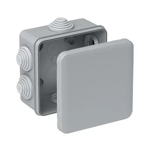 Коробка распределительная ОП 85х85х40мм IP44 (6 каб ввод)