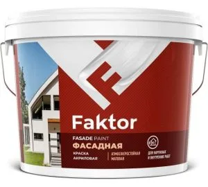 Краска В/Д 6кг фасадная ЯК Фактор