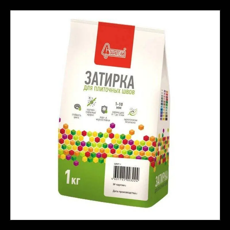 Затирка Старатели 1кг для швов №007 Голубая